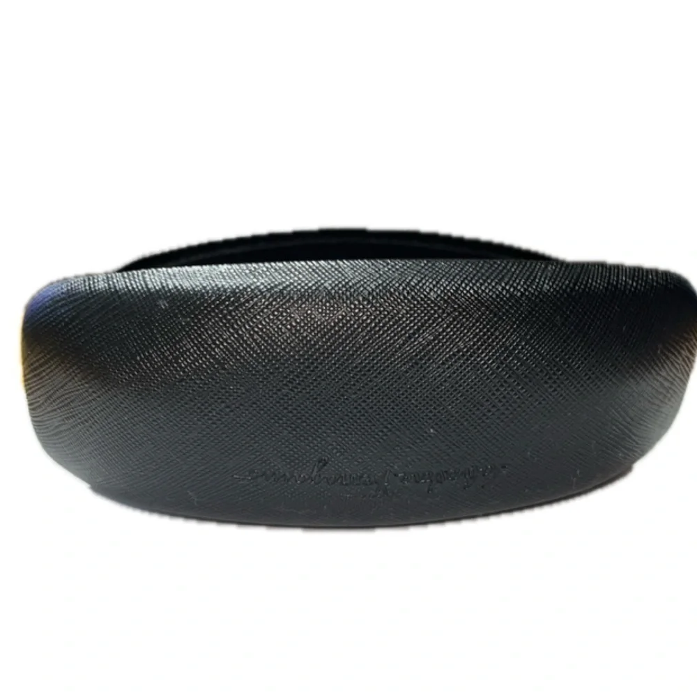 Salvatore Ferragamo Eyeglass or Sunglasses Hard CASE ONLY clamshell design, Blk